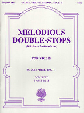 Trott - Melodious Double-Stops for Violin, Books 1 and 2 - Violin - published by G Schirmer