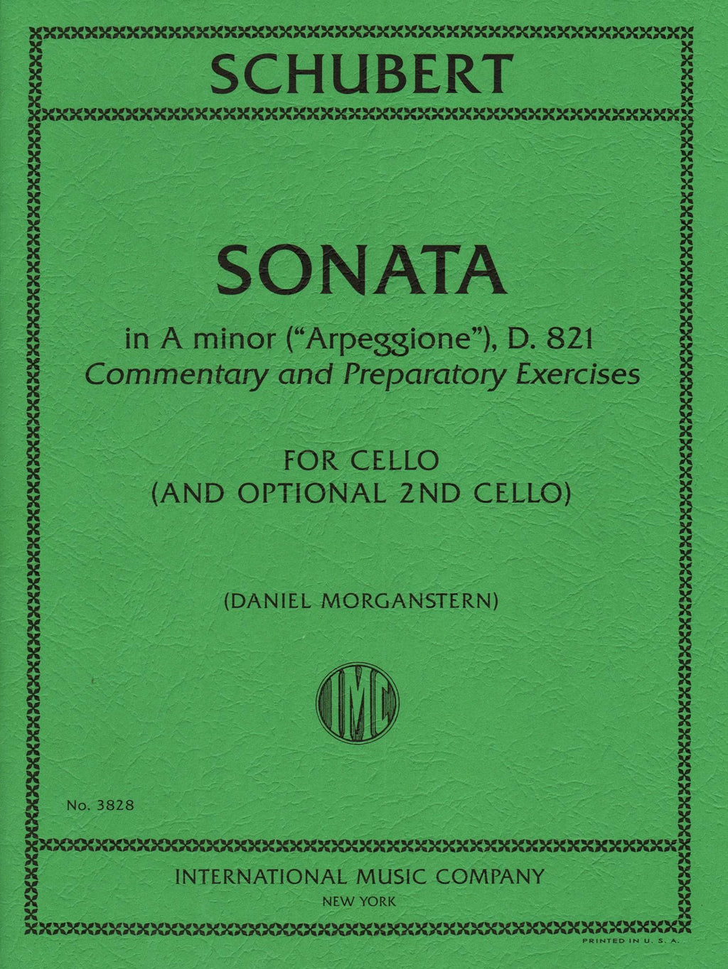 Schubert's Arpeggione Sonata in A Minor for Cello