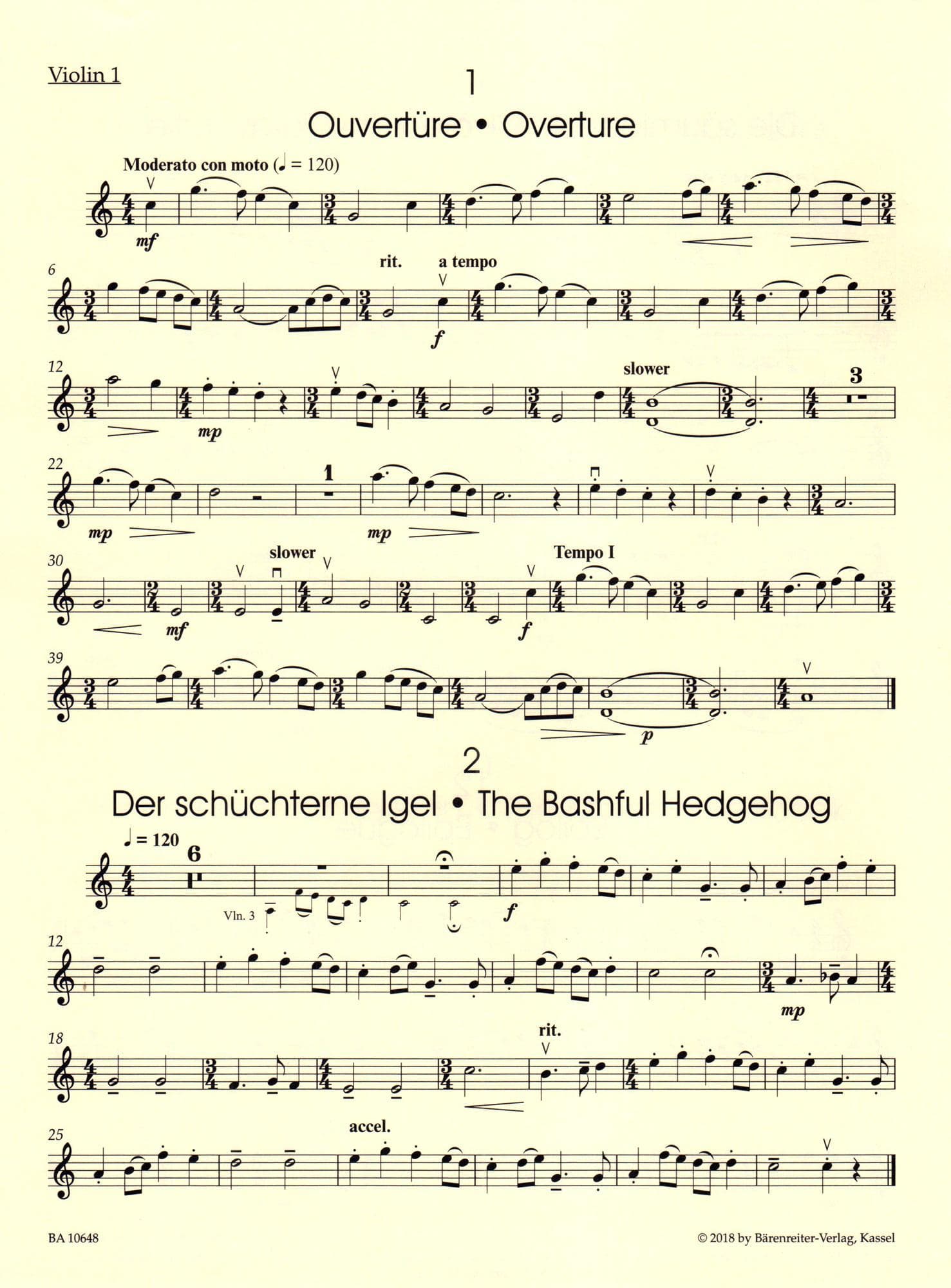 Speckert, George - Don't Feed the Animals - for String Ensemble - Barenreiter