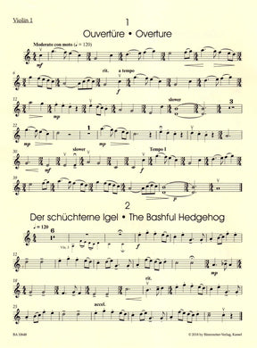 Speckert, George - Don't Feed the Animals - for String Ensemble - Barenreiter