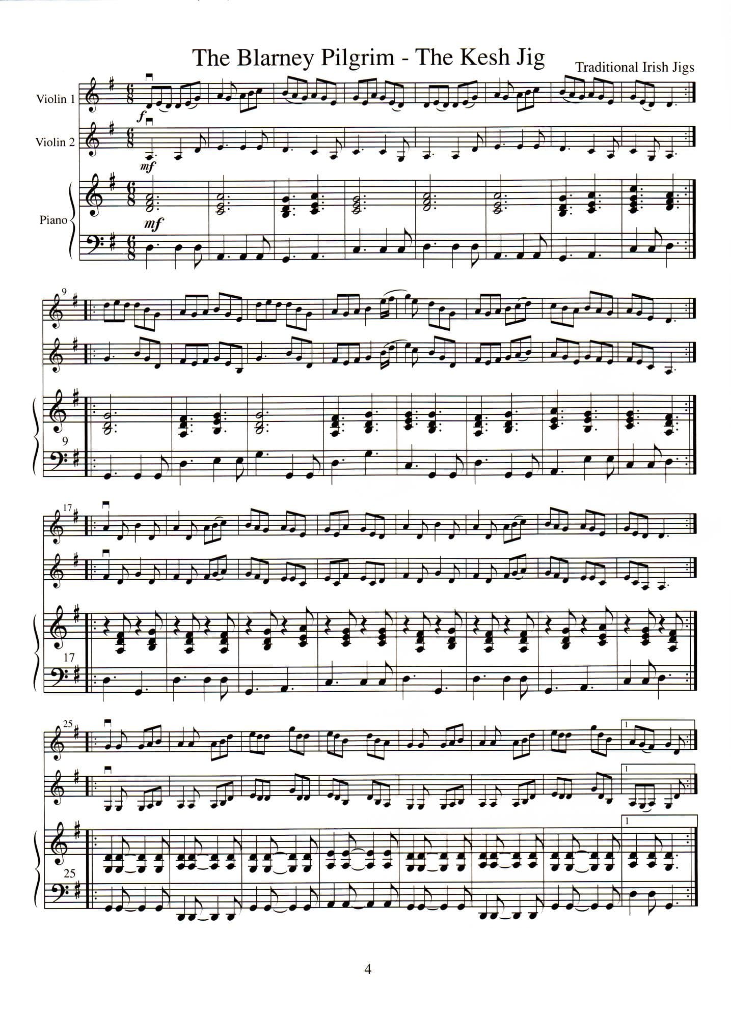 Duncan - Celtic Fiddle Tunes for Solo and Ensemble - 1 or 2 Violins with Piano Accompaniment - Mel Bay Publications