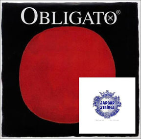 Obligato Custom Violin String Set with Ball-End Jargar E - 4/4 size - Medium Gauge
