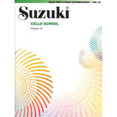 Suzuki Cello School Cello Part and Piano Accompaniment, Volume 10