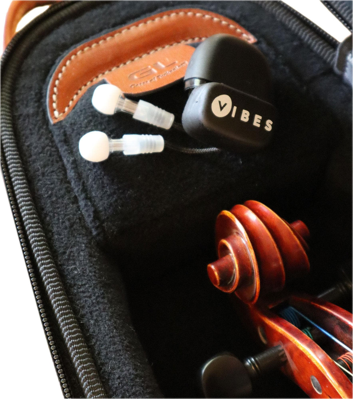 Vibes Hi-Fidelity Earplugs with Case and Connector