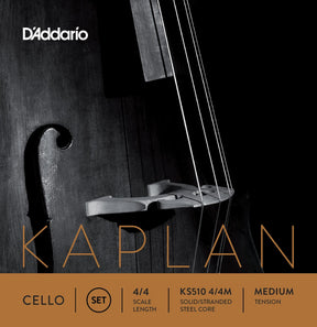 Kaplan Cello String Set 4/4 Size Medium