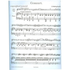Rieding, Oscar - Concerto In D Major, Op 36 For Viola and Piano Published by Bosworth & Co