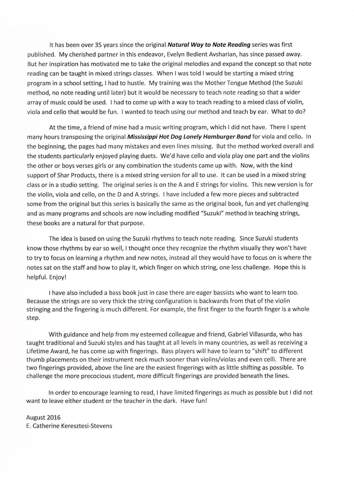 Mississippi Series for Beginning Strings - Cello book - by E. Catherine Keresztesi-Stevens