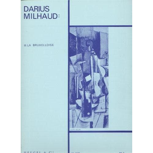 Milhaud, Darius - Four Visages: No 3 ("La Bruxelloise") - Viola and Piano - Editions Musicales Alphonse Leduc
