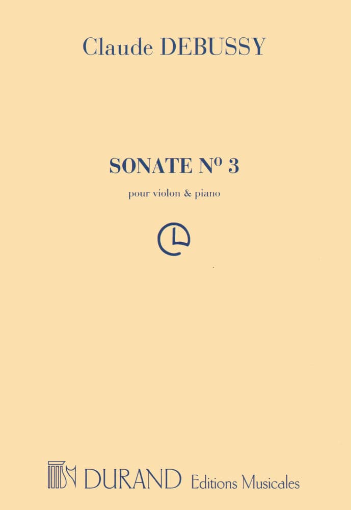 Debussy, Claude - Sonata in g minor for Violin and Piano - Durand Edition