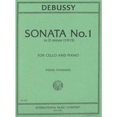 Debussy, Claude - Sonata No 1 in d minor (1915) for Cello and Piano - Edited by Fournier - International Edition