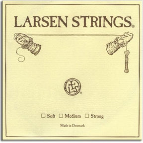 Larsen Violin String Set - 4/4 size - Medium Gauge - Gold E - Silver D