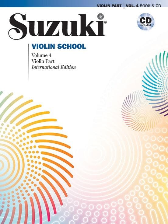 Suzuki Violin School Method Book and CD, Volume 4