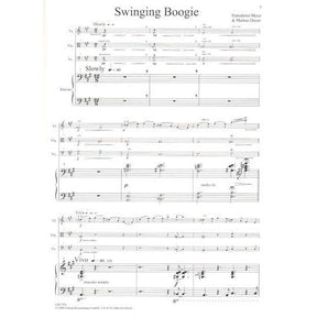 Meier/Dreier - Swinging Boogie, for Violin, Viola, Cello, and Piano  Includes CD Piano score and parts Published by Edition Kunzelmann