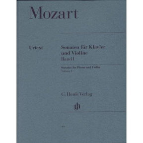 Mozart, WA - Sonatas for Piano and Violin, Volume 1 - edited by Wolf-Dieter Seiffert - G Henle Verlag URTEXT
