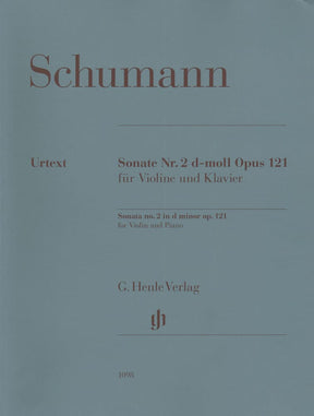 Schumann, Robert - Sonata No 2 in D minor, Op 121 - for Violin and Piano - edited by Ernst Herttrich - G Henle Verlag URTEXT