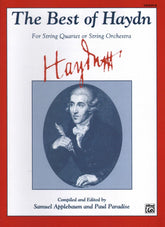 Haydn, Franz Joseph - The Best of Haydn -for String Quartet or String Orchestra - Violin 2 part - edited by Samuel Applebaum and Paul Paradise - Belwin-Mills Publishing
