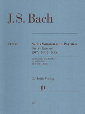 Bach, JS - 6 Sonatas and Partitas, BWV 1001-1006 - Solo Violin - edited by Klaus Rönnau and Wolfgang Schneiderhan - G Henle Verlag URTEXT