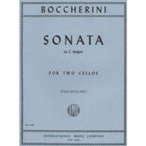 Boccherini, Luigi - Sonata In C Major G 74 for Two Cellos - Arranged by Bazelaire - International Edition