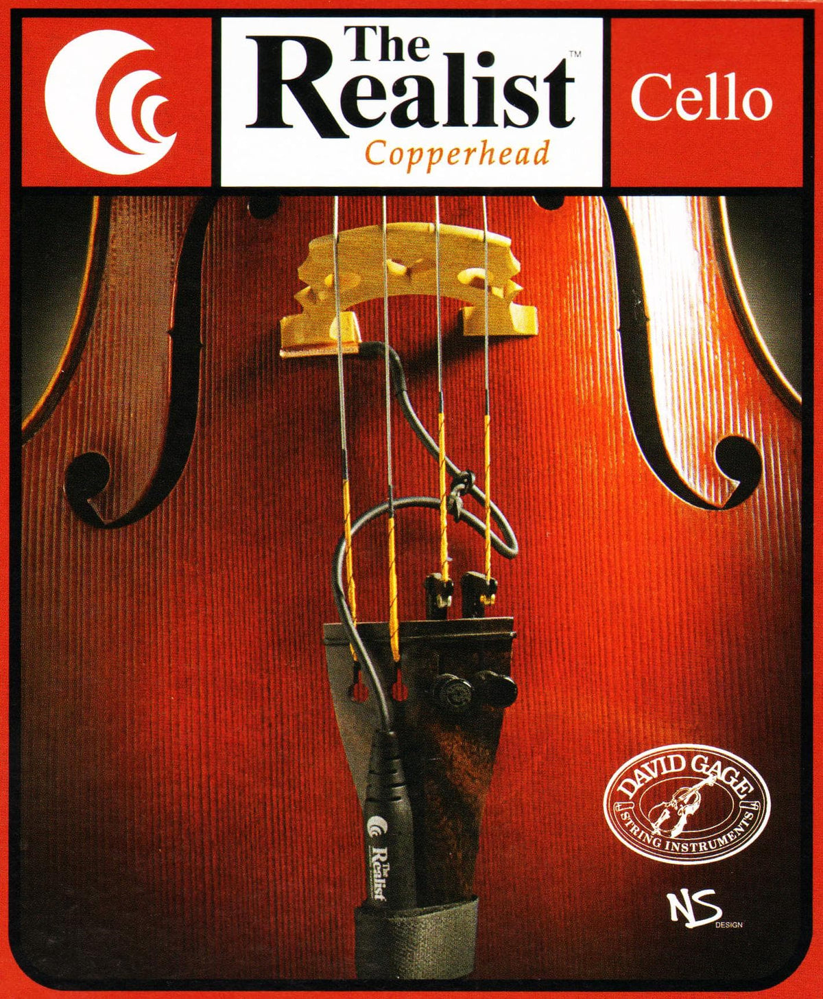 The Realist Copperhead Cello Pickup