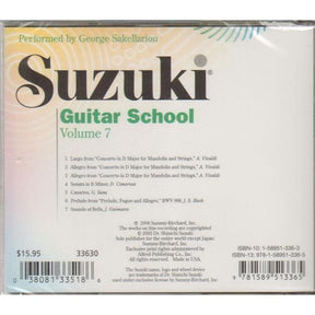 Suzuki Guitar School CD, Volume 7, Performed by Sakellariou