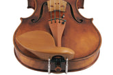 Strad Boxwood Violin Chinrest - Large Plate with Hump