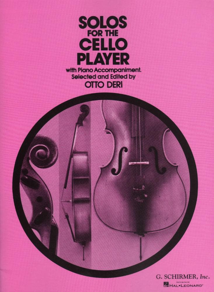 Deri, Otto - Solos for the Cello Player - Cello and Piano - Schirmer Edition