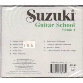 Suzuki Guitar School CD, Volume 4