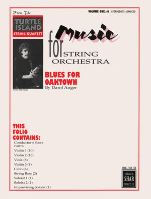 Anger, Darol  - Blues for Oaktown Volume 1 Parts and Score - Shar Publication