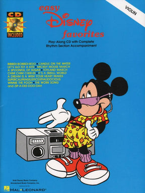Easy Disney Favorites - Violin - Book/CD set - Hal Leonard Publications