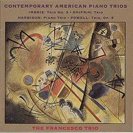Francesco Trio Contemporary American Piano Trios CD