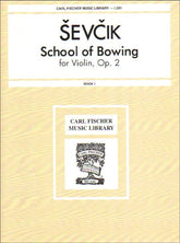 Sevcik, Otakar - School of Bowing Technics, Op 2, Book 1 - for Violin - Carl Fischer