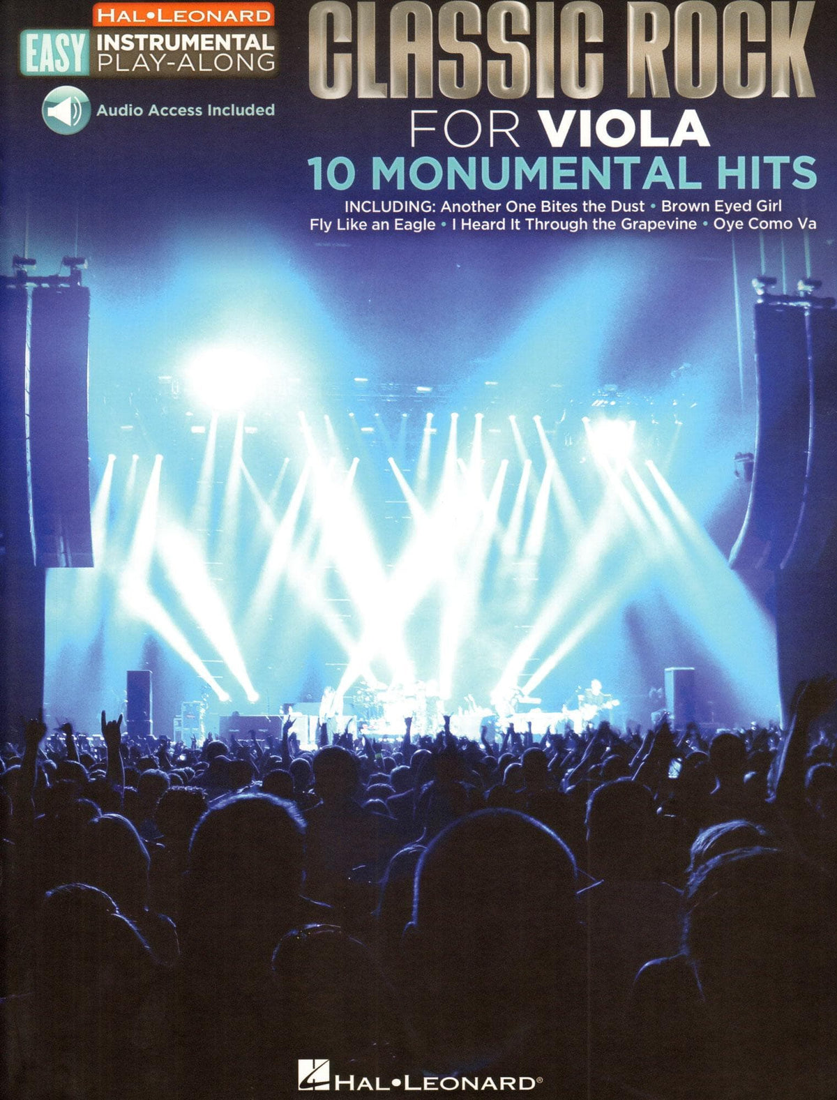 Classic Rock, 10 Monumental Hits - Instrumental Play-Along - for Viola with Online Audio - Hal Leonard