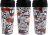 Travel Tumbler - Violin Sheet Music Design