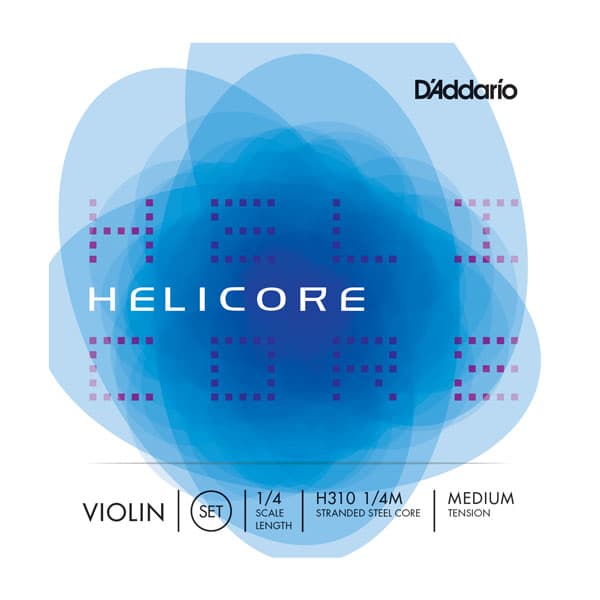 D'Addario Helicore Violin Set 1/4 Size Medium