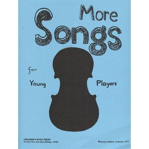 AvSharian, Evelyn - More Songs for Young Players: Beginner Book - Violin - Shar Music Publishing
