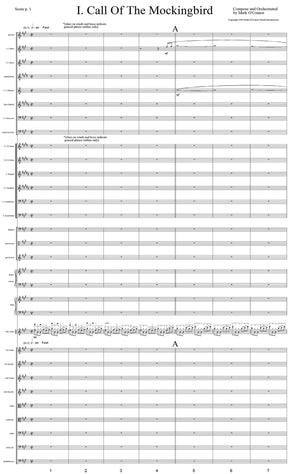 O'Connor, Mark - Three Pieces for Violin and Orchestra - Score - Digital Download