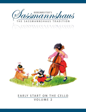 Sassmannshaus, Kurt - Early Start on the Cello Book 2 Published by Baerenreiter Verlag