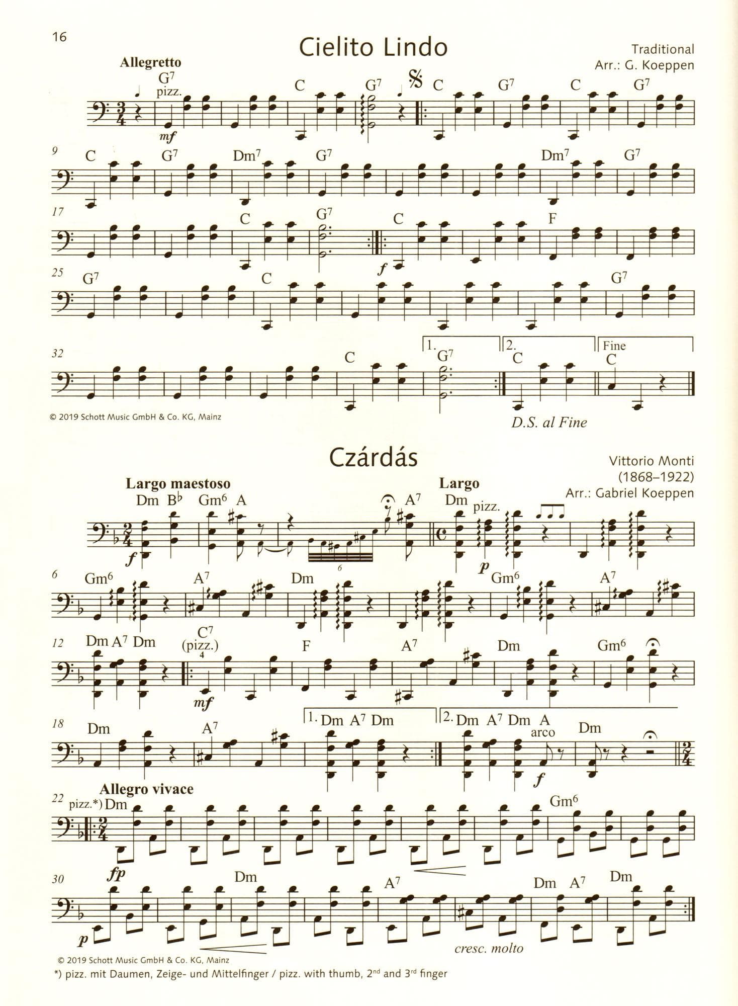 Koeppen, Gabriel - Cello Fake Book - for 1 or 2 Cellos - Schott Music