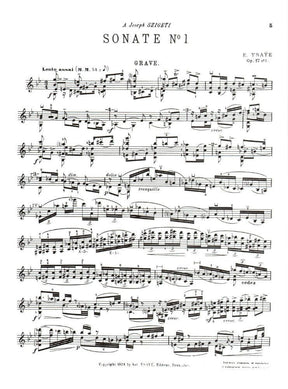 Ysaÿe, Eugène - Six Sonatas Op 27, for Violin Solo Published by G Schirmer