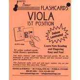 Laminated Viola Flash Cards - 32 Flashcard Set