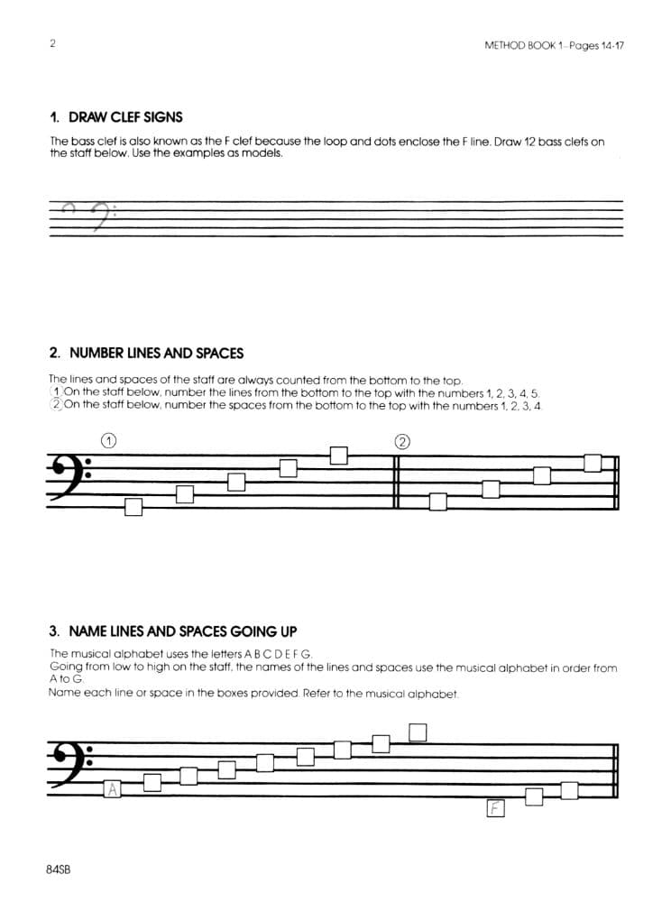 All For Strings - Theory Workbook 1 for Double Bass by Gerald E Anderson and Robert S Frost