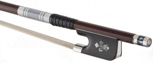 Fleur-De-Lis Pernambuco Viola Bow - Silver - Size 4/4