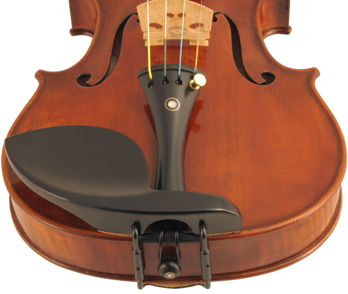 Guarneri Violin Chinrest Ebony w/ Black Clamp
