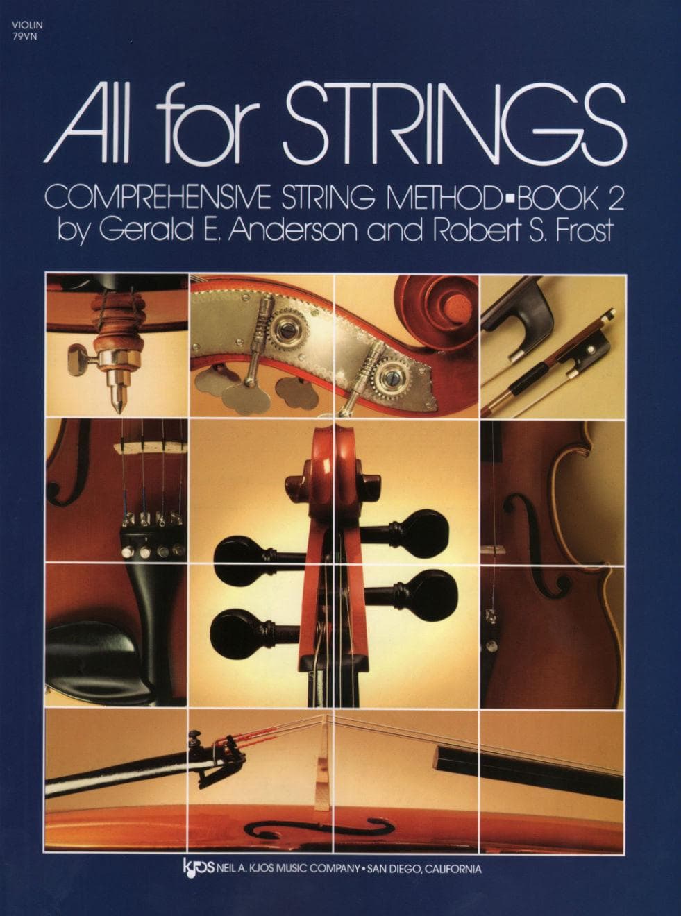All For Strings Comprehensive String Method - Book 2 for Violin by Gerald E Anderson and Robert S Frost