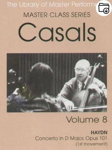 Pablo Casals Master Class Series Volume 8