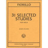 Fiorillo, Federigo - 31 Selected Studies - Viola - edited by Joseph Vieland - International Edition
