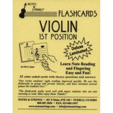 Laminated Violin Flash Cards - 32 Flashcard Set