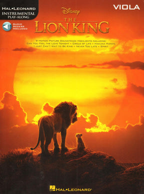 Disney's The Lion King - Instrumental Play-Along - for Viola with Online Audio - Hal Leonard