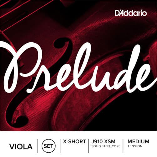 D'Addario Prelude Viola Set - Extra Short - 13-14 Size