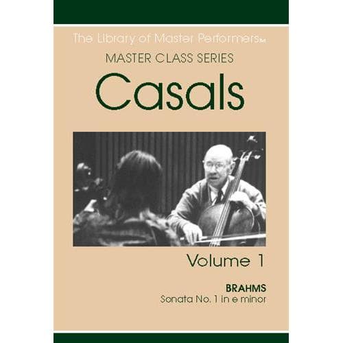 Pablo Casals Master Class Series Volume 1 DVD
